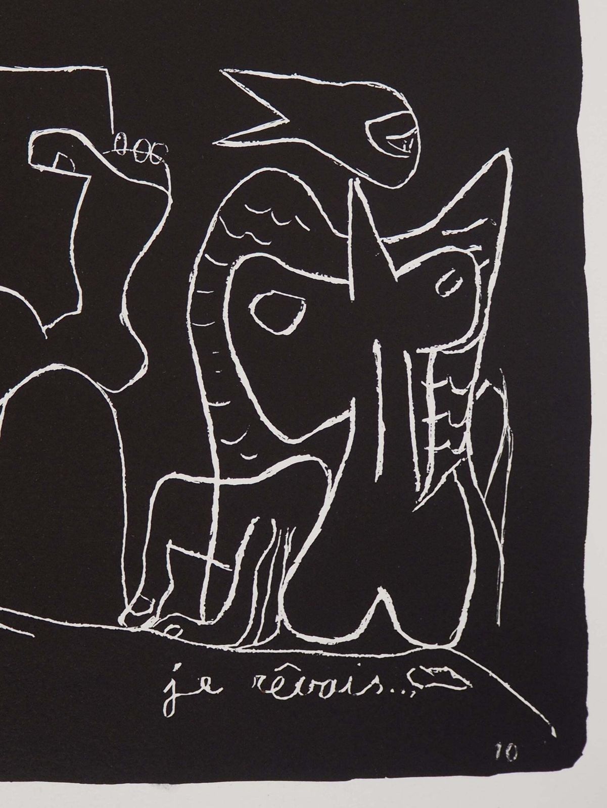 Le Corbusiersurrealist Dream   Original Lithograph (Atelier Michel Cassé), 19641964 photo Art