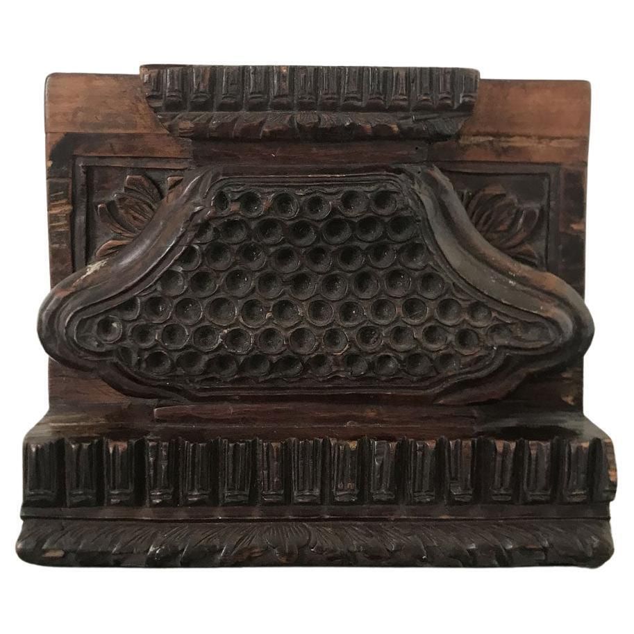 China Mid 18th Century Wood Hand Carved Architectural Sculpture