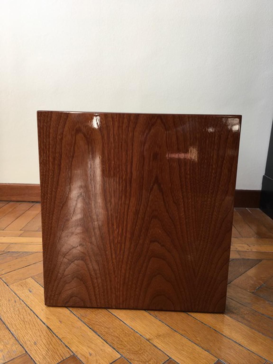 Italy Mid Century Modern Style Magazine Rack In Walnut photo buy