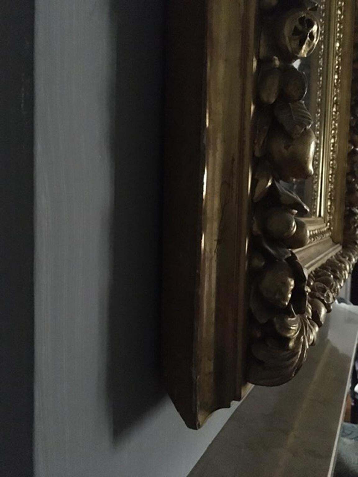 photo buy Italy Mid 18th Century Baroque Mirror With Carved Giltwood Frame