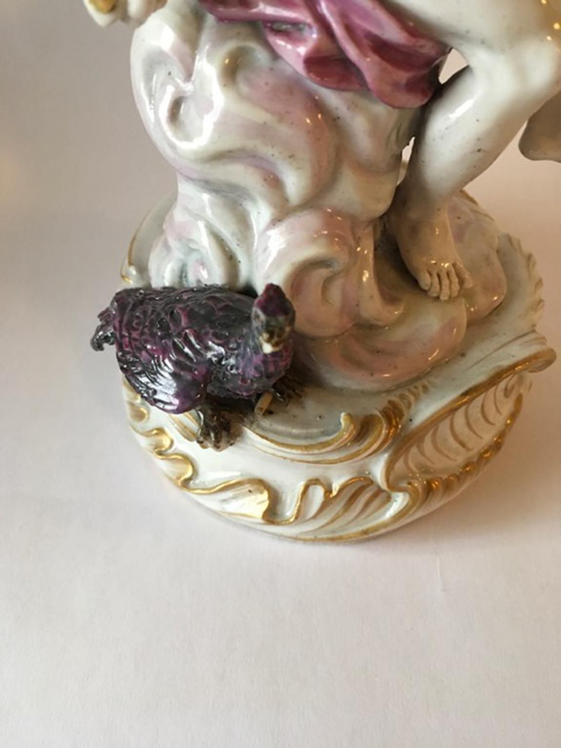 photo furniture Europe 18th Century Attribuited To Meissen Porcelain Giove Figurine