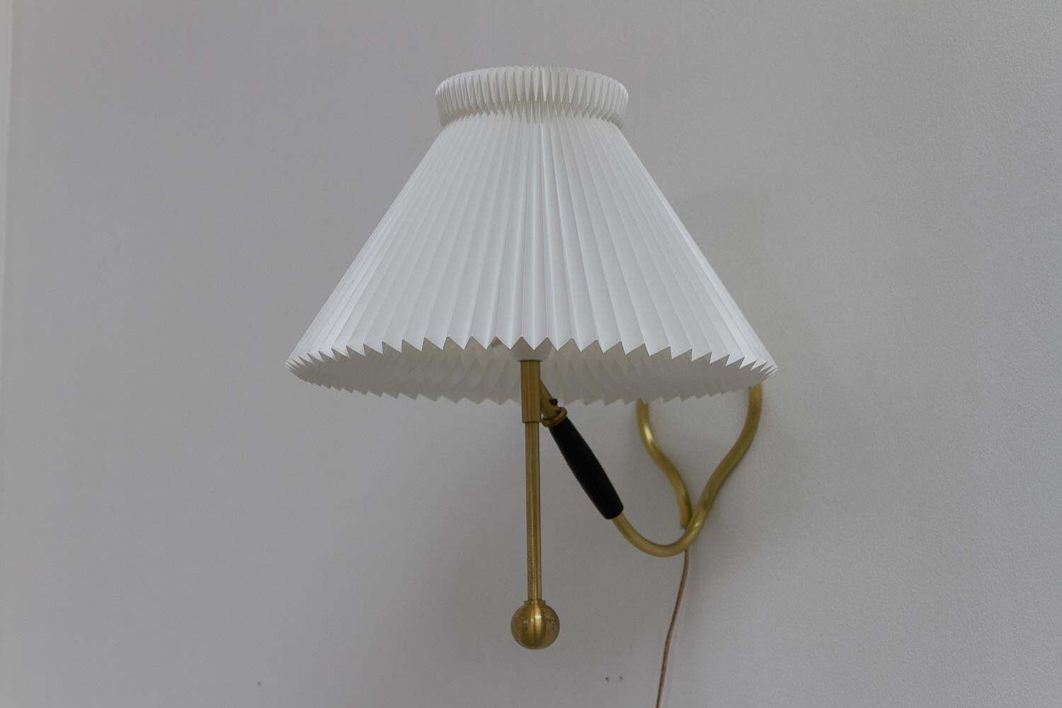 Vintage Danish Table Or Wall Lamp Model 306 By Kaare Klint For Le Klint, 1960s. photo furniture