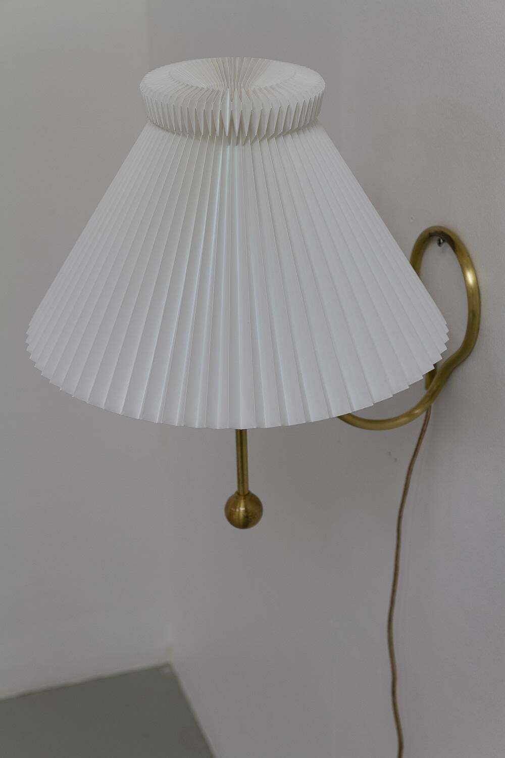 Vintage Danish Table Or Wall Lamp Model 306 By Kaare Klint For Le Klint, 1960s. photo 786.0