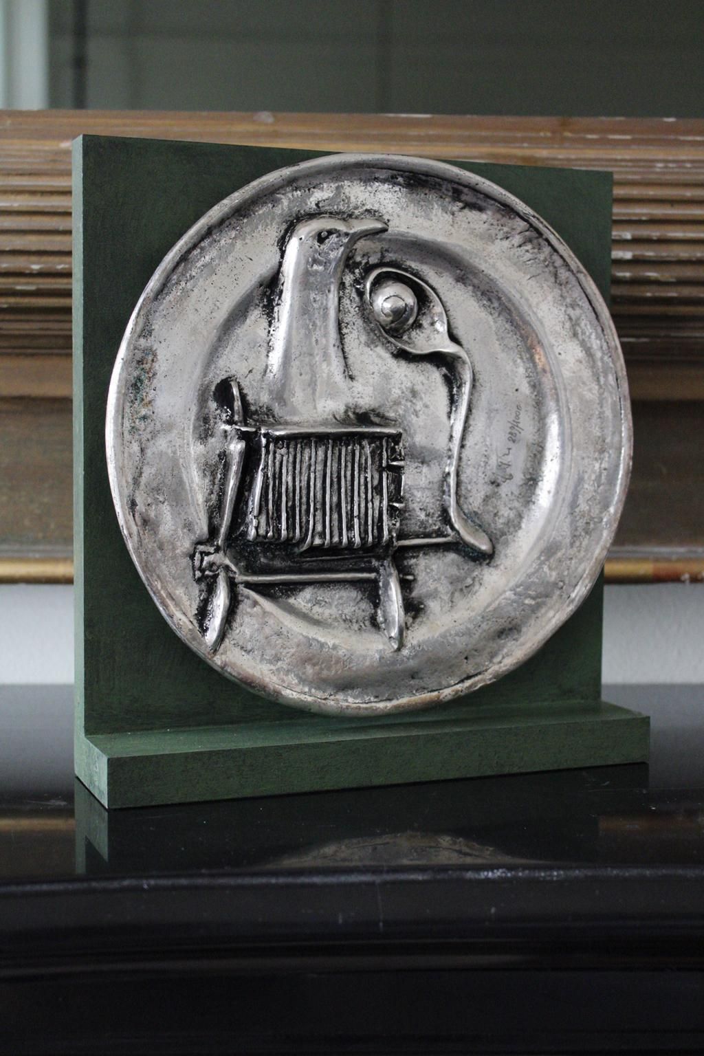 Italy 1980 Post Modern Abstract Bronze Sculpture By Novello Finotti photo furniture