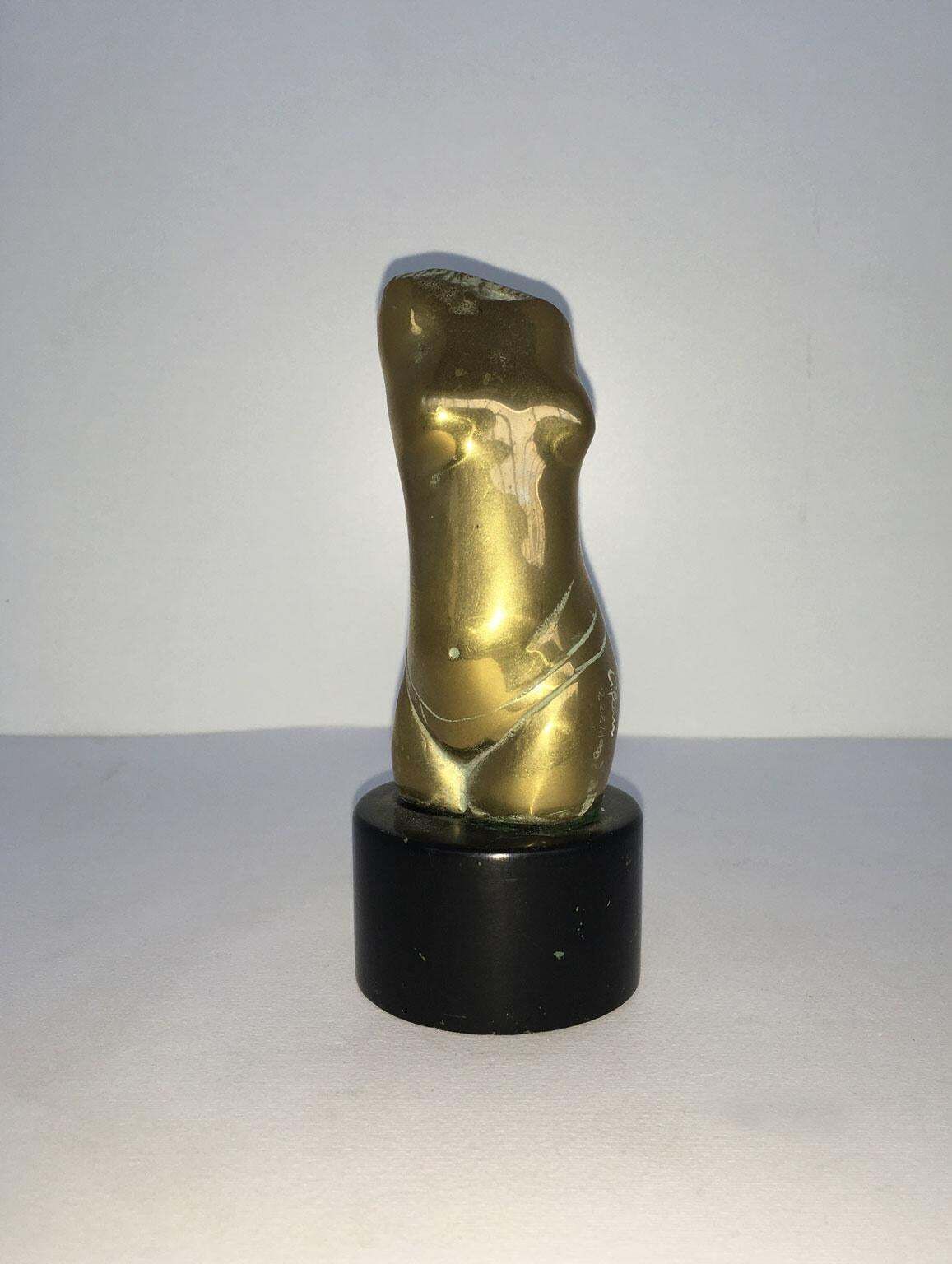1980 Italy Post Modern Bronze Abstract Sculpture By Alfredo Cifani Title Eos photo for sale