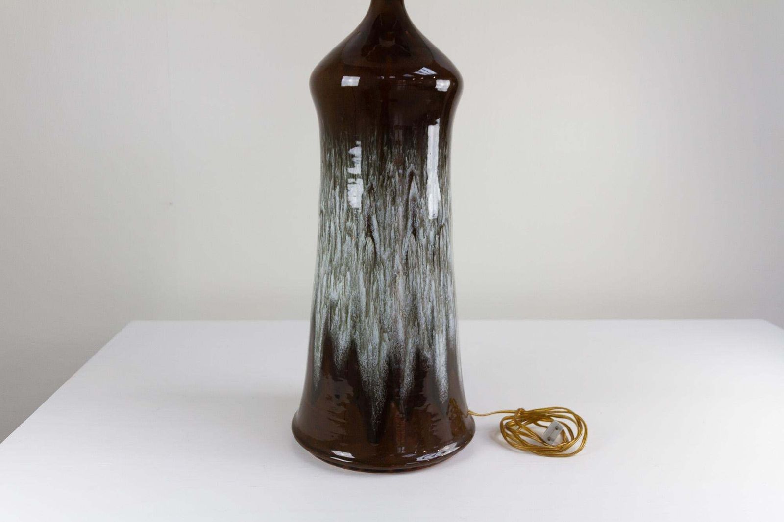 Vintage Danish Ceramic Floor Lamp By Tjelberg, 1970s photo buy