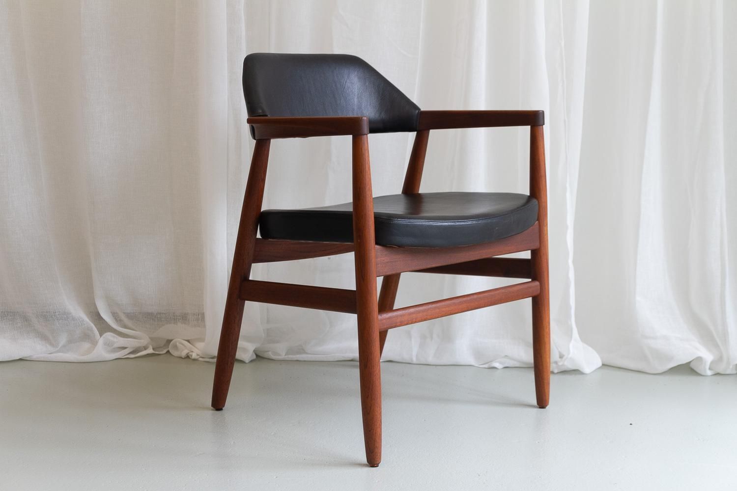 Danish Modern Teak Armchair By Tove & Edvard Kindt Larsen, 1950s. photo for sale