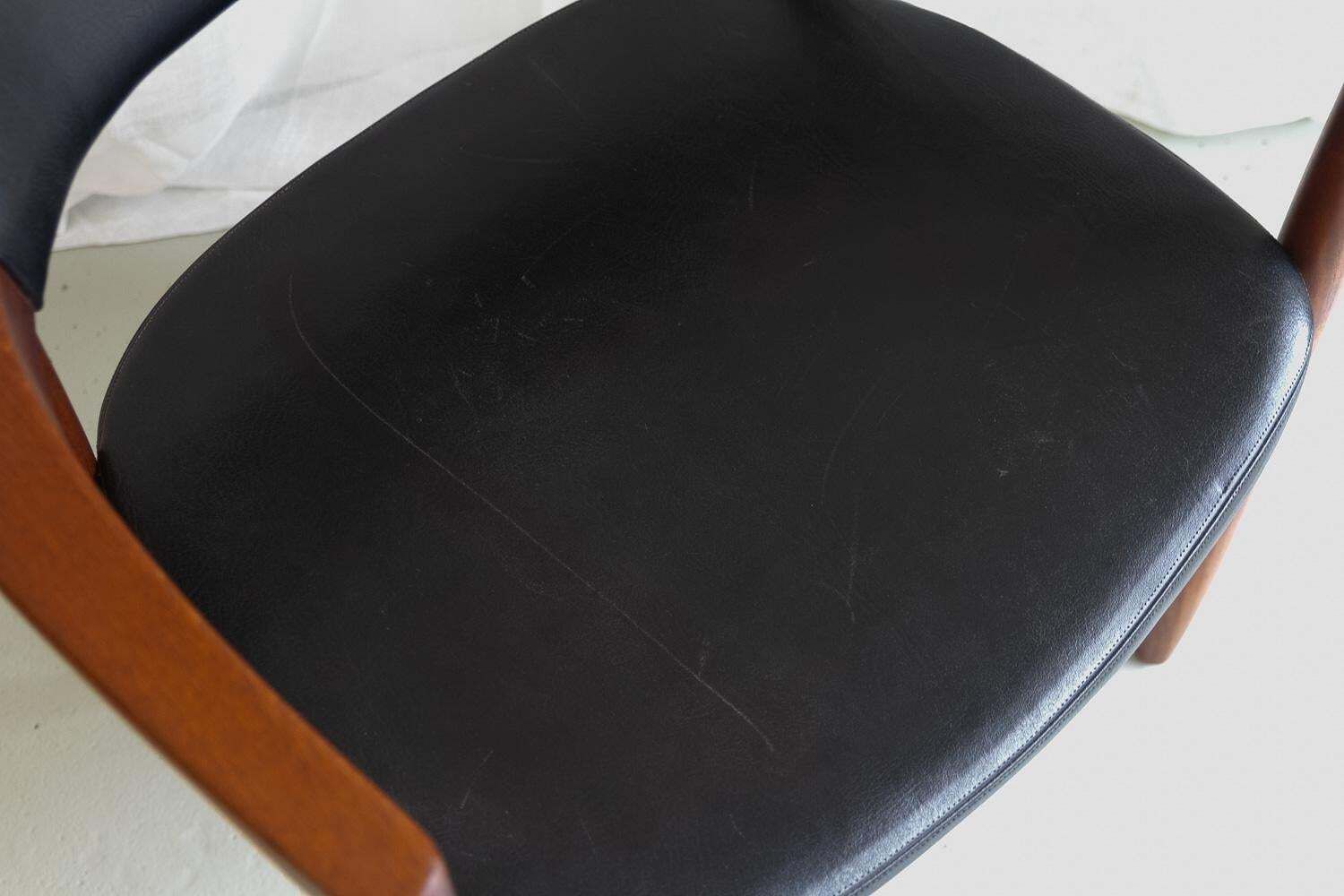 591.0 Danish Modern Teak Armchair By Tove & Edvard Kindt Larsen, 1950s. photo