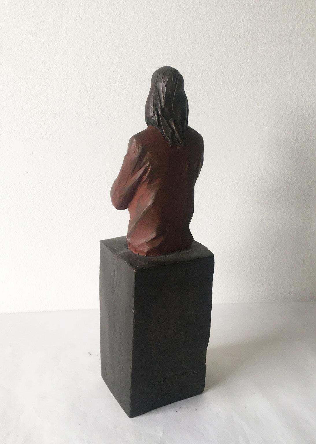 photo furniture Italy Bronze Cast Figurine Sculpture By Aron Demetz Verso Te