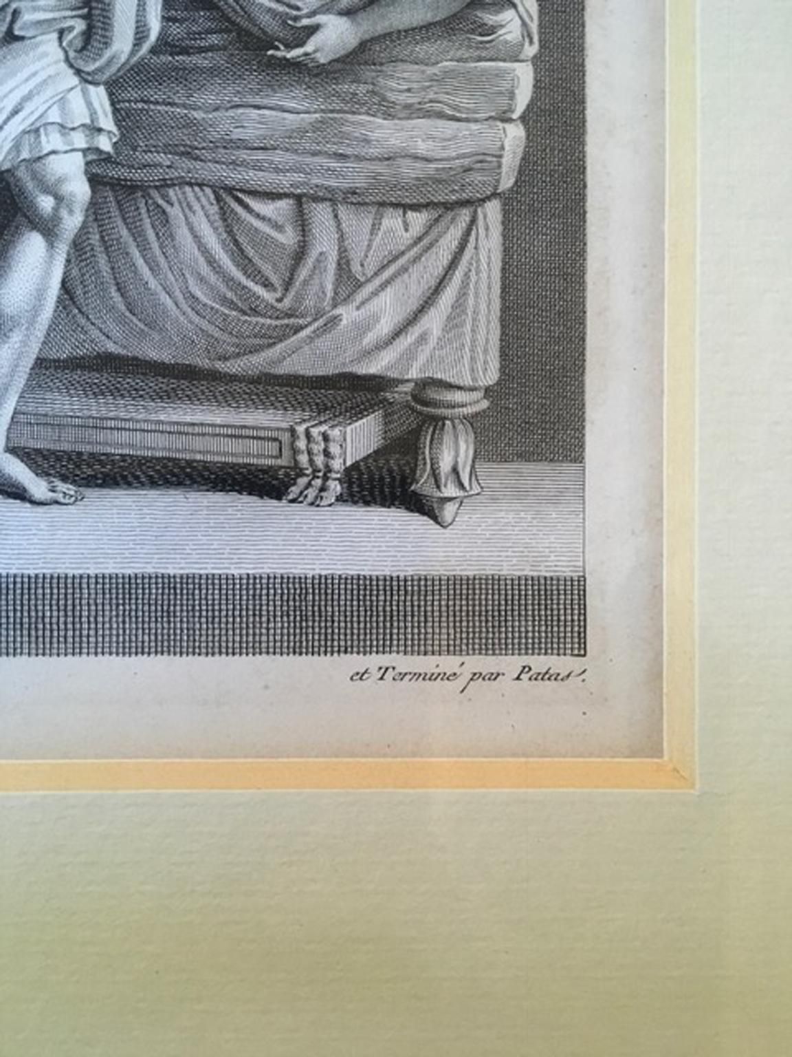 France Mid 19th Century Pair Of Neoclassical Black And White Prints By J.C.Ulmer photo vinterior