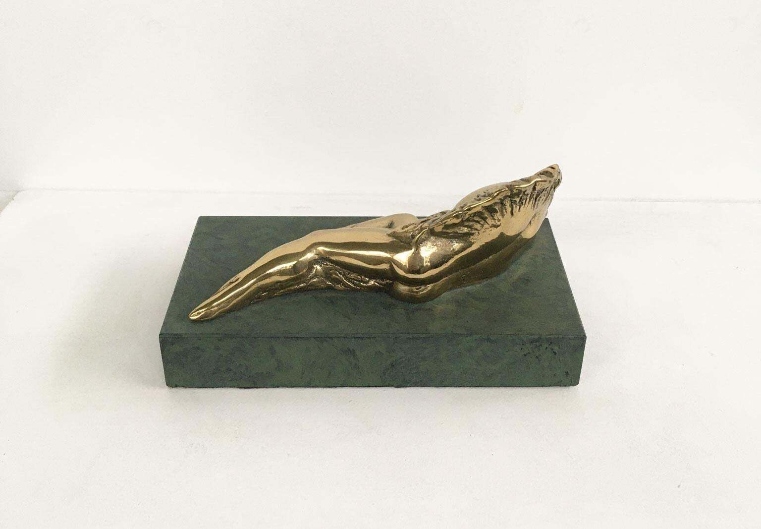 photo buy 1986 Italy Bronze Abstract Sculpture Patrizia Guerresi Donnasole Sun Woman