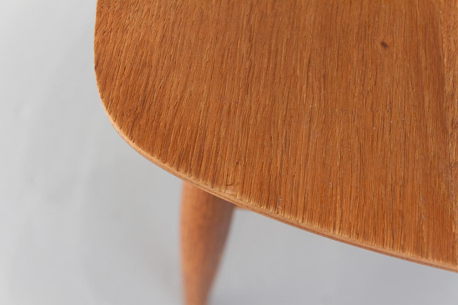 photo vintage Danish Modern Armchair Iw2 In Oak By Illum Wikkelsø, 1960s.