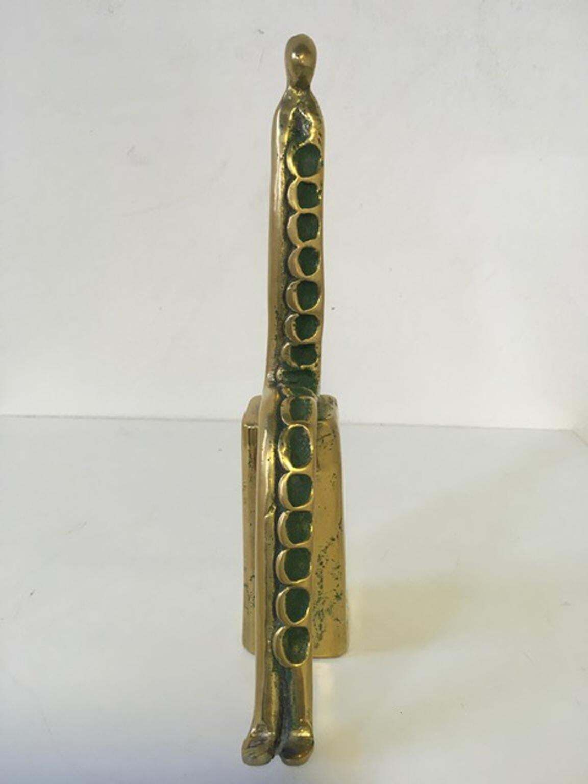 photo for sale 1985 Italy Post Modern Abstract Bronze Sculpture By Annie Lambert