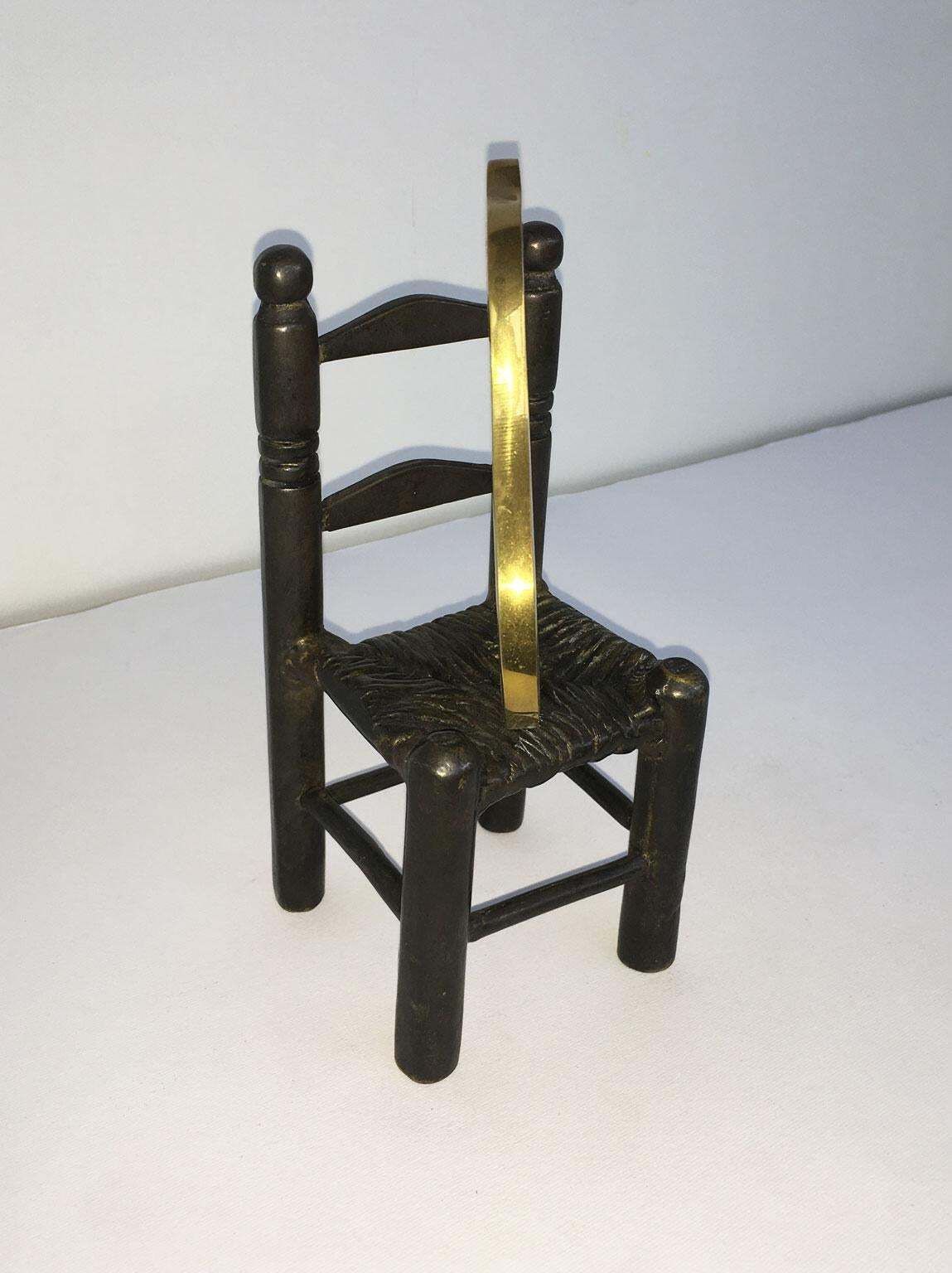 1989 Italy Bronze Abstract Sculpture Concetto Pozzati In Posa photo 918.0