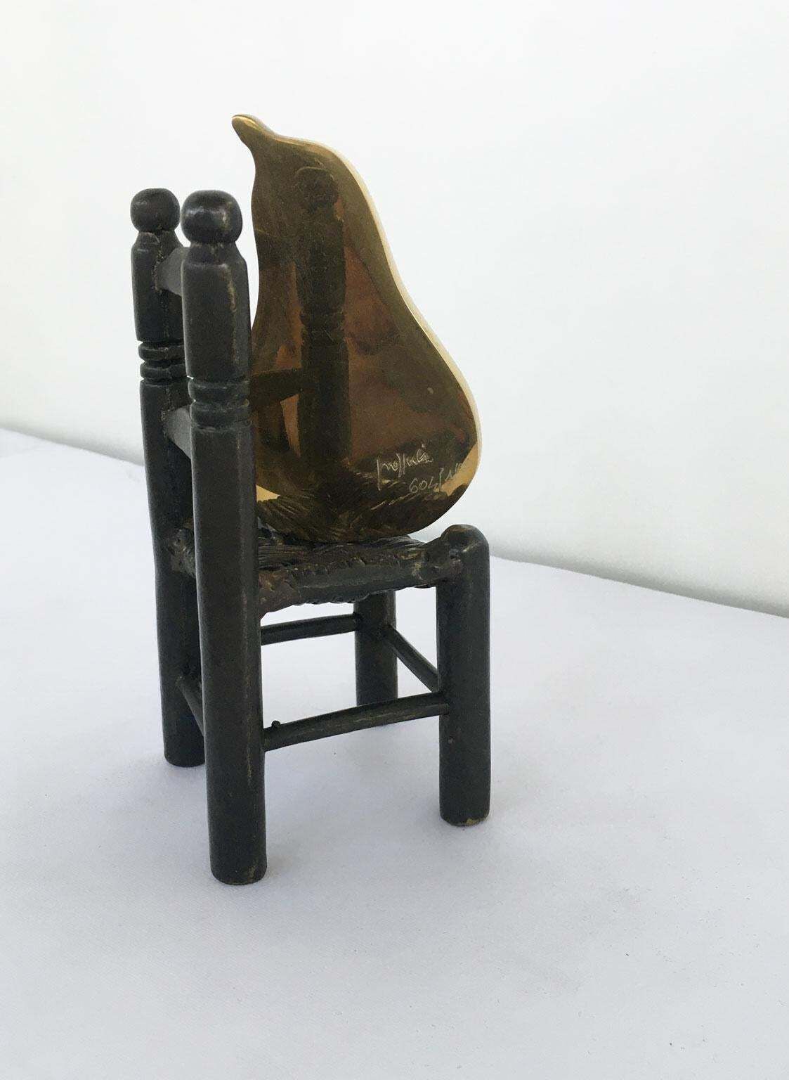 photo buy 1989 Italy Bronze Abstract Sculpture Concetto Pozzati In Posa