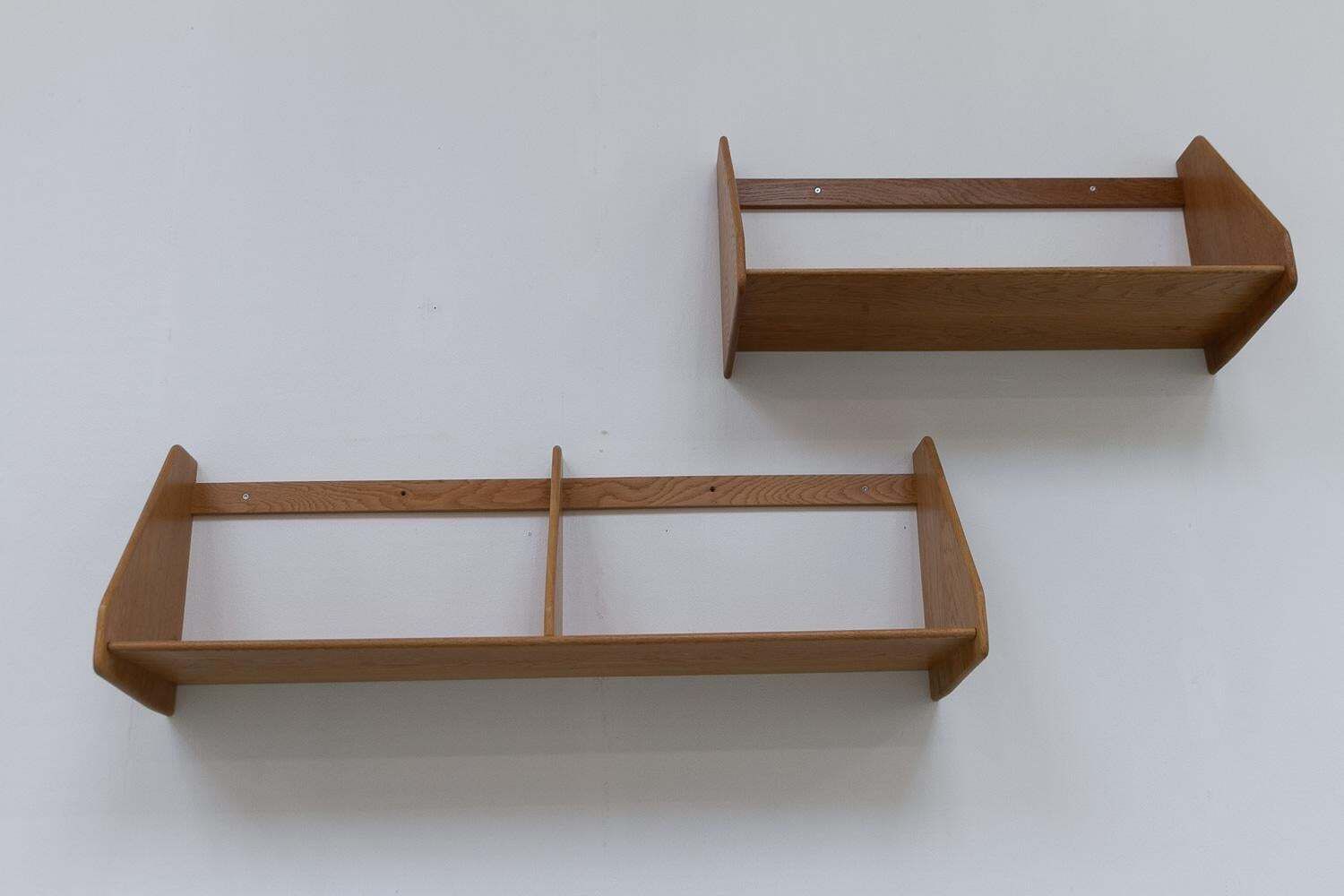 Danish Oak Shelves By Hans J. Wegner For Ry Møbler, 1950s. Set Of 2. photo 1019.0