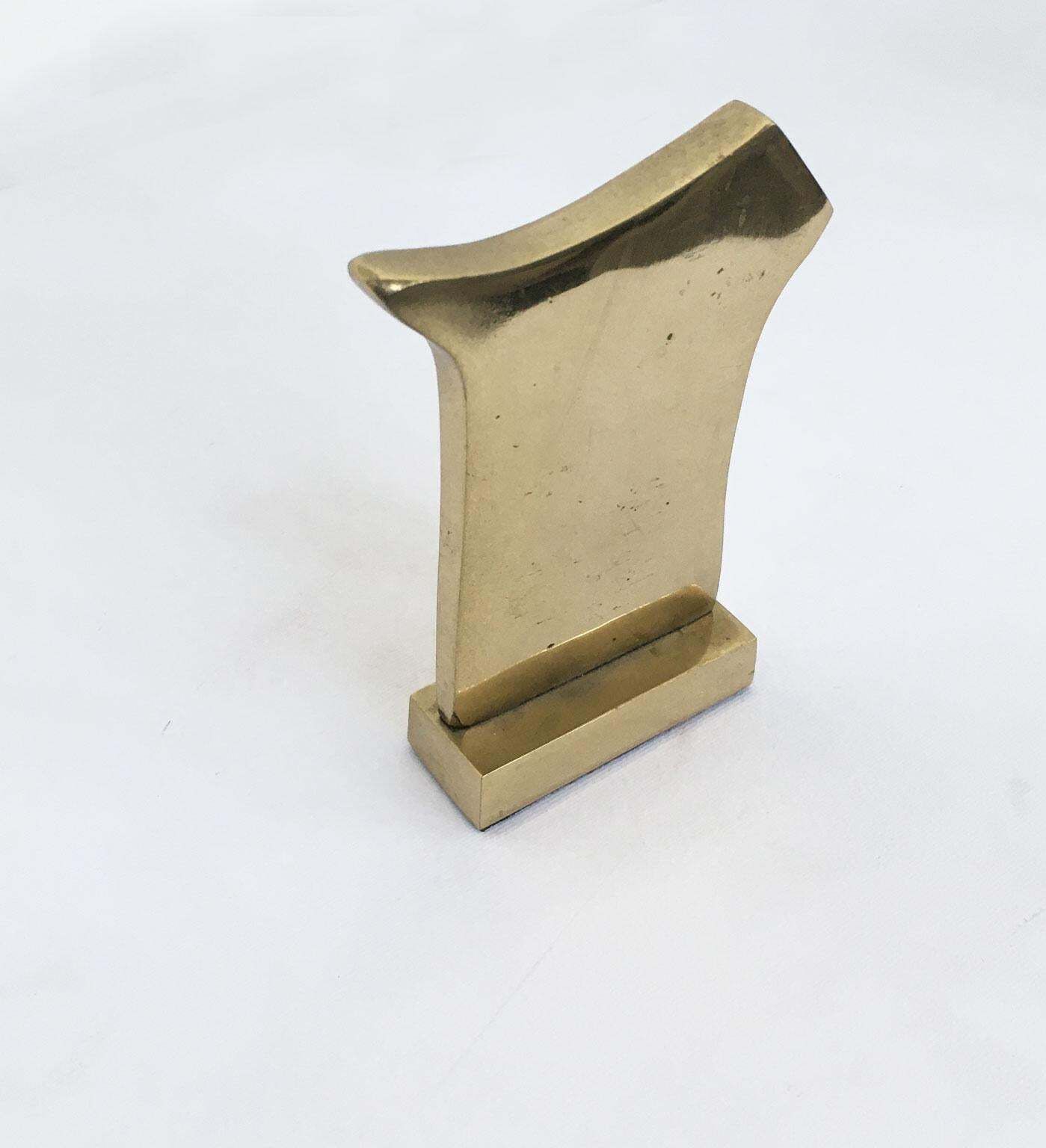 1980 Italy Post Modern Bronze Abstract Sculpture Ottorino Tonelli  Adamo photo Art