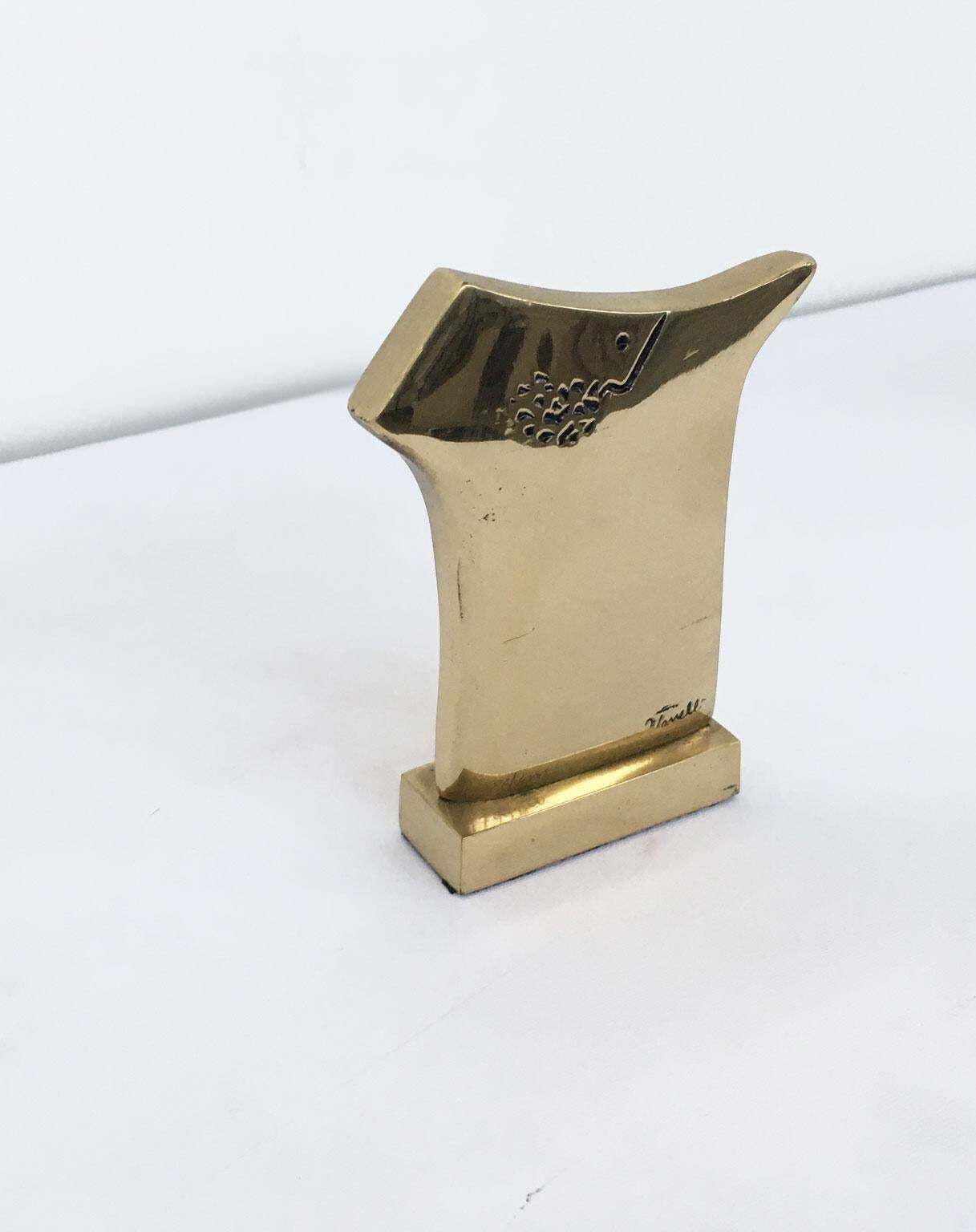 1980 Italy Post Modern Bronze Abstract Sculpture Ottorino Tonelli  Adamo photo 552.0