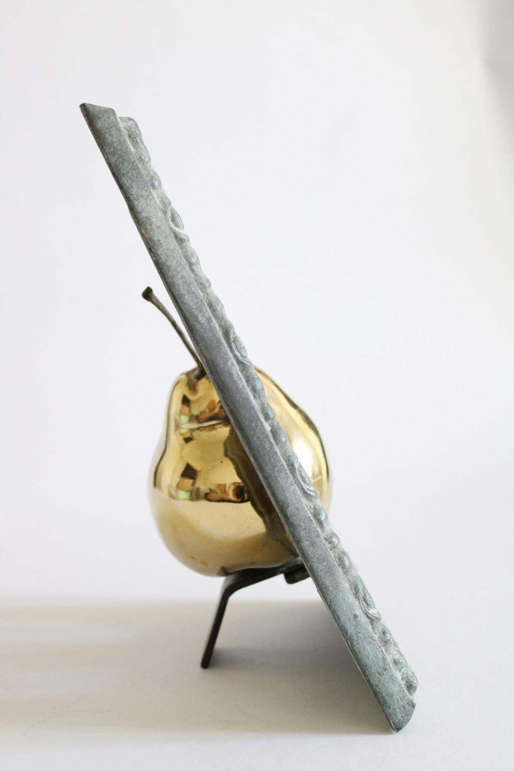photo furniture Italy 1980 Post Modern  Abstract Bronze Sculpture By Concetto Pozzati