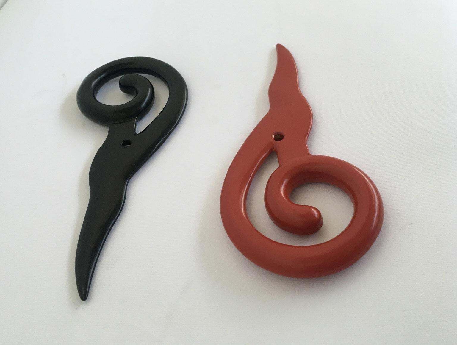 photo vinterior Italy 1980 Post Modern Abstract Red Laquered Bronze Sculpture Prospero Rasulo