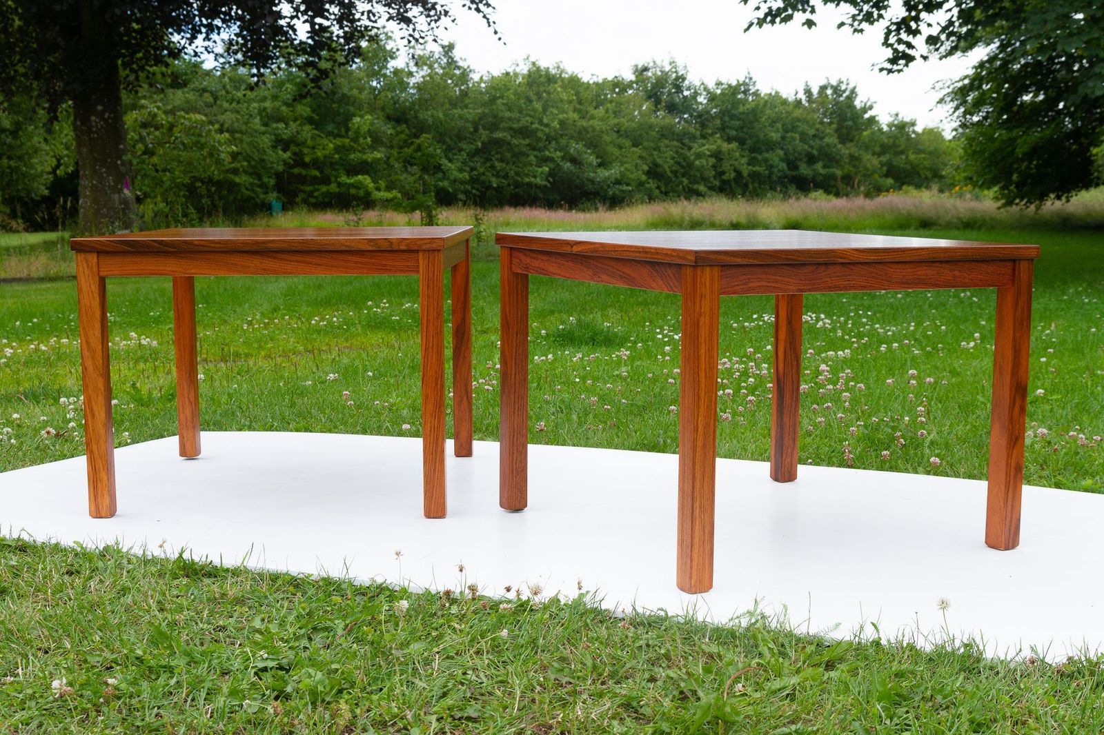Danish Modern Rosewood Side Tables, 1960s, Set Of 2 photo 680.0