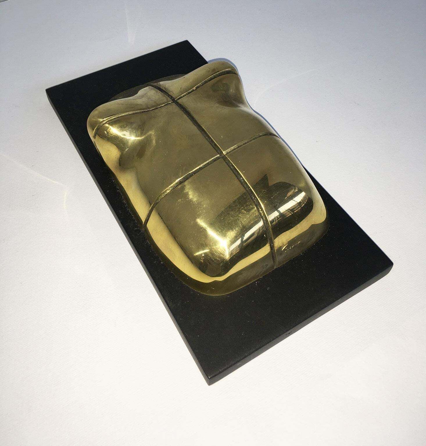 1980 Italy Bronze Abstract Sculpture Jiro Sugawara Orizzonte Femminile photo vinterior