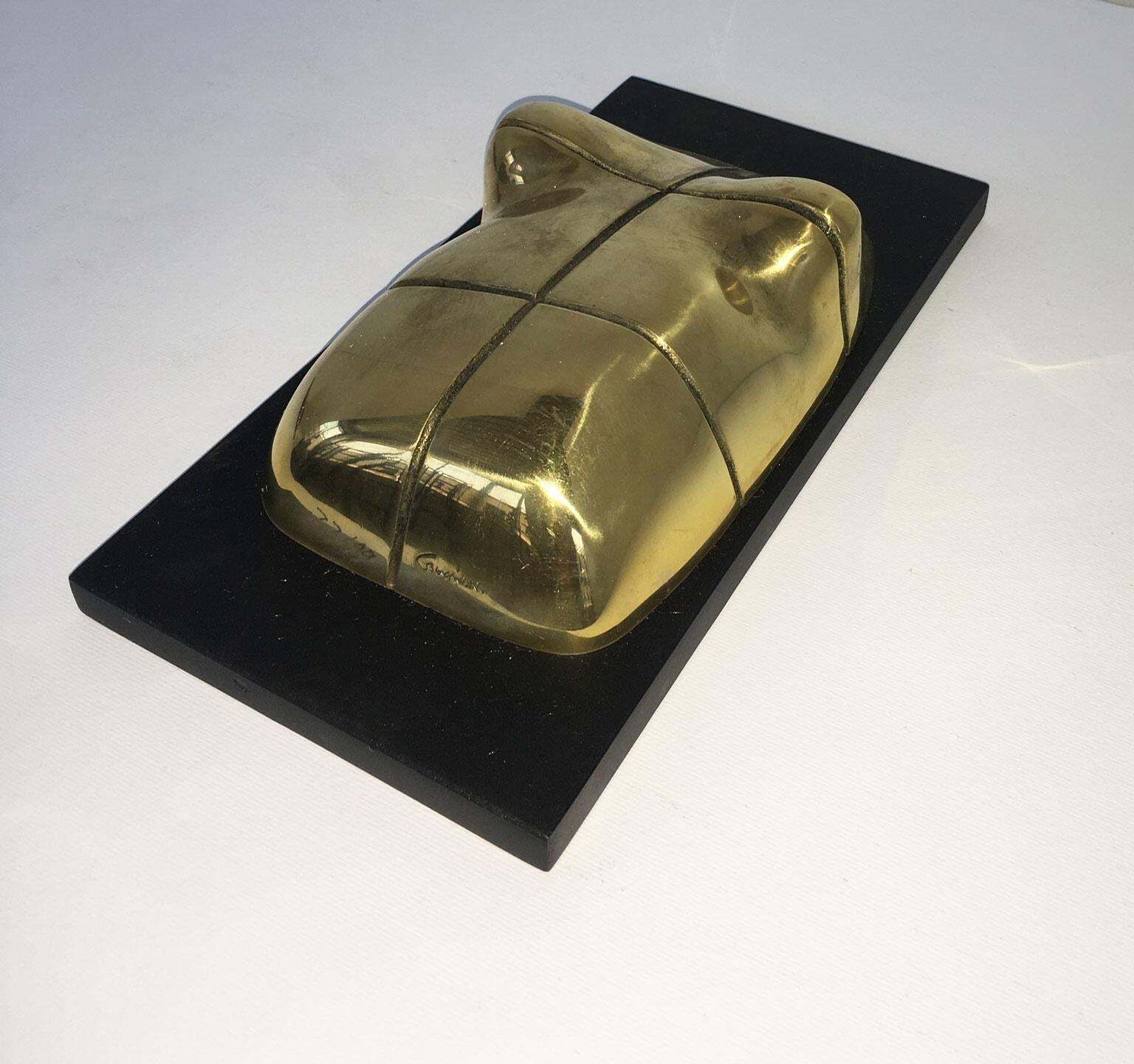 1980 Italy Bronze Abstract Sculpture Jiro Sugawara Orizzonte Femminile photo buy