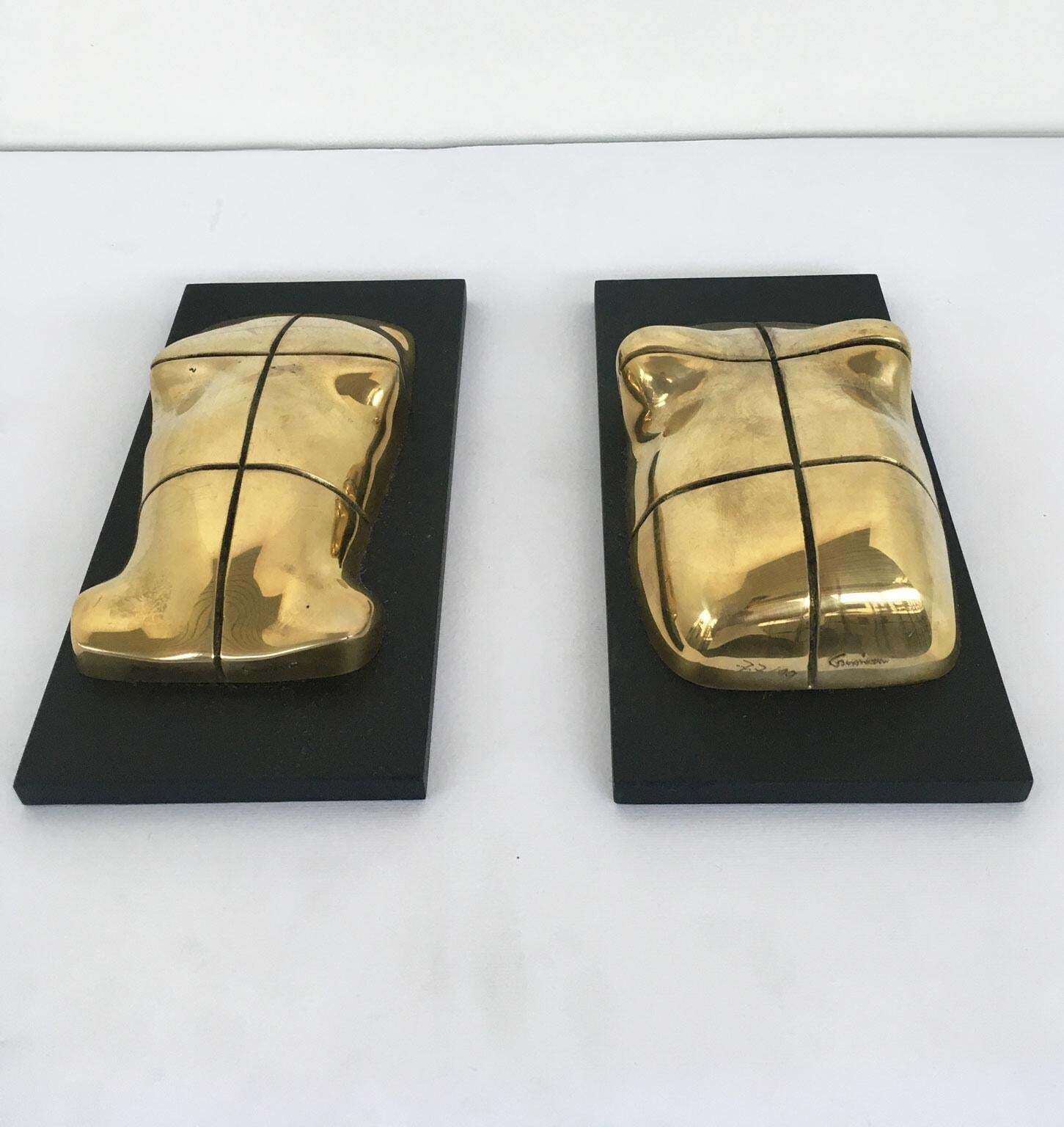 photo buy 1980 Italy Bronze Abstract Sculpture Jiro Sugawara Orizzonte Femminile