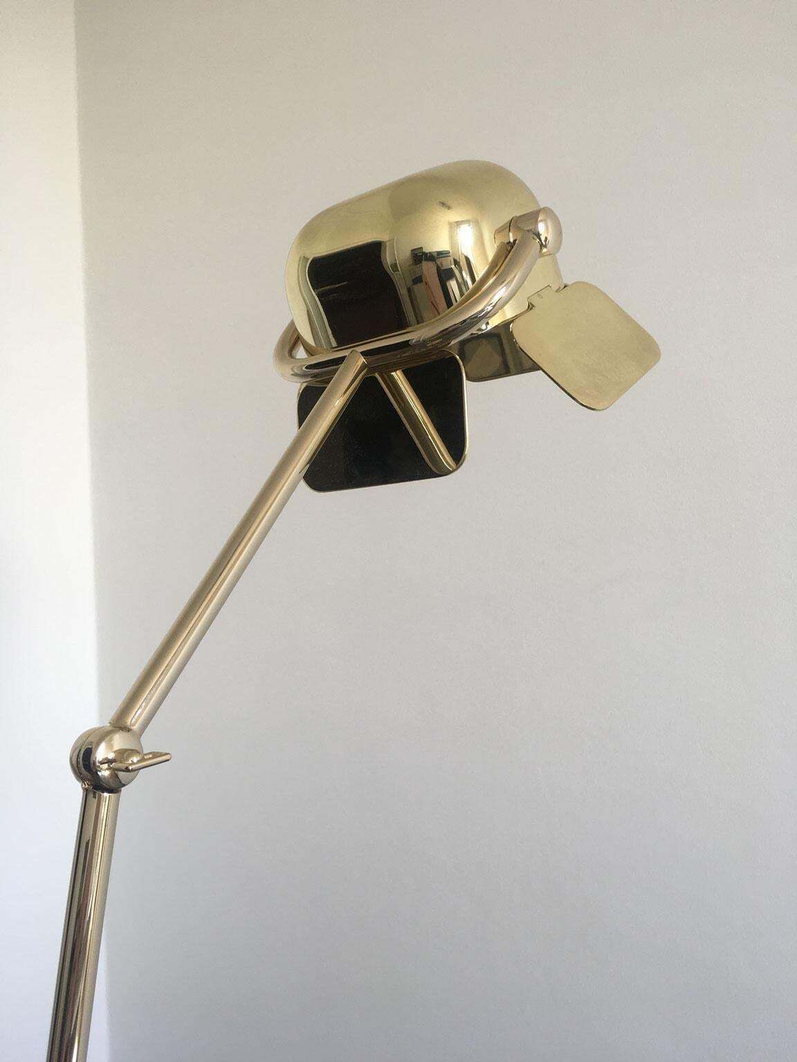 Italian Design Ghidini 1961 Flamingo Brass Table Lamp photo buy