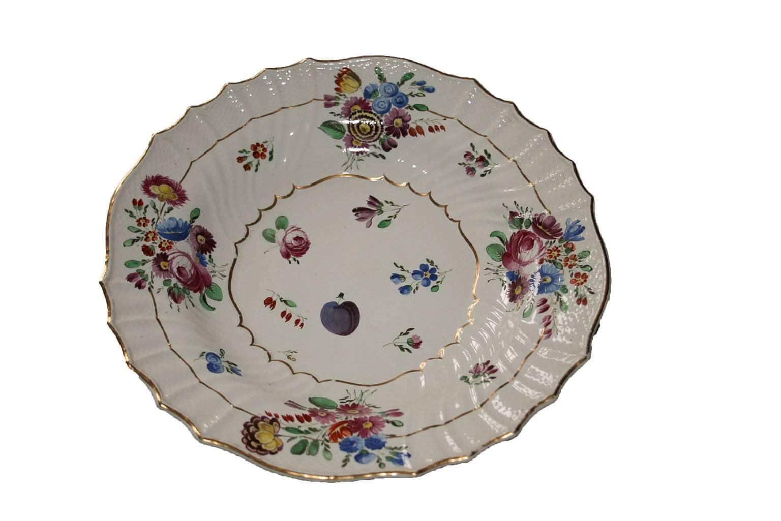 Home Decor Italy Richard Ginori Mid 18th Century Porcelain Set 8 Dishes Floral Design photo