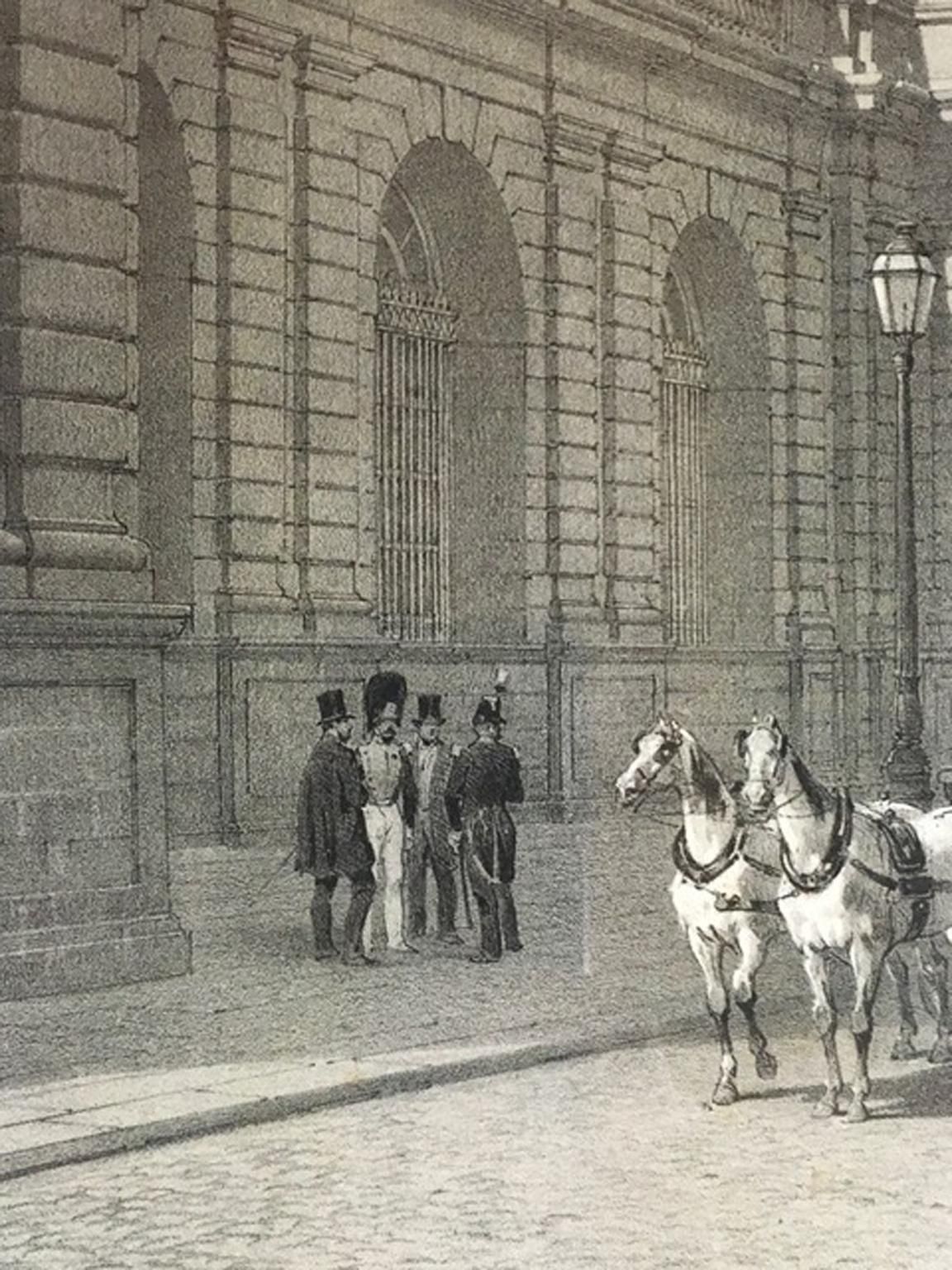 France Mid 19th Century Paris Black And White Print On Paper photo buy