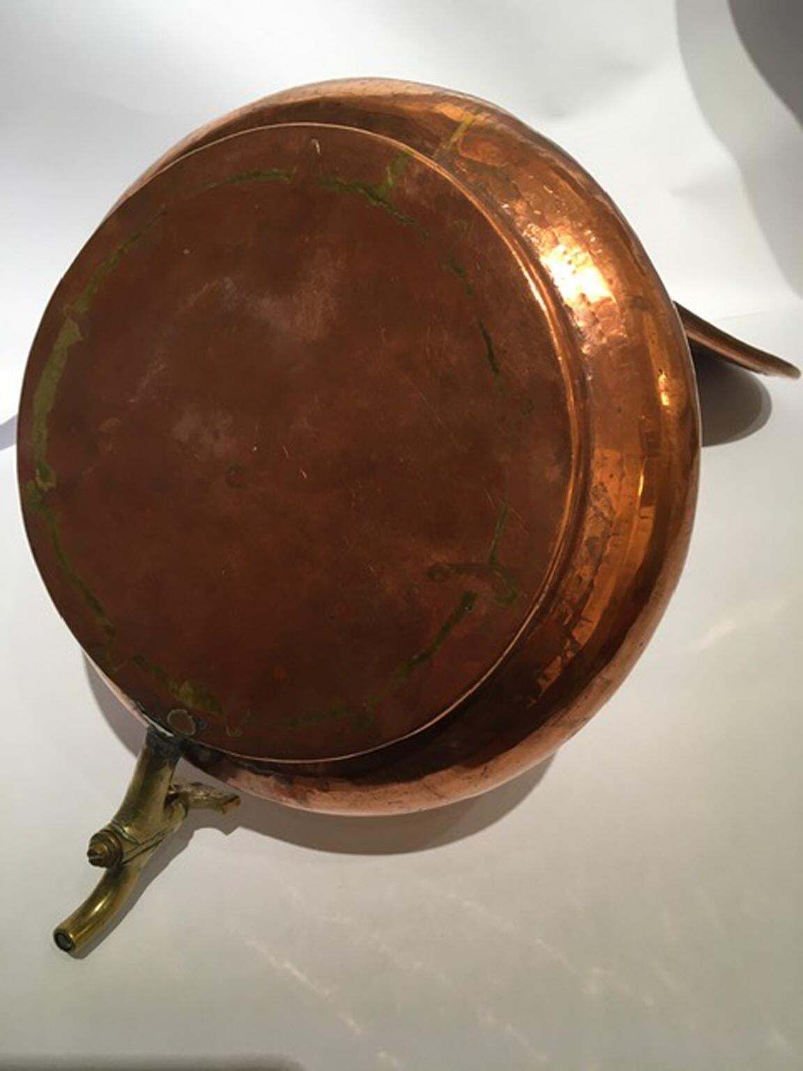 photo buy Italy 19th Century Kitchen Copper Wall Planter Pot