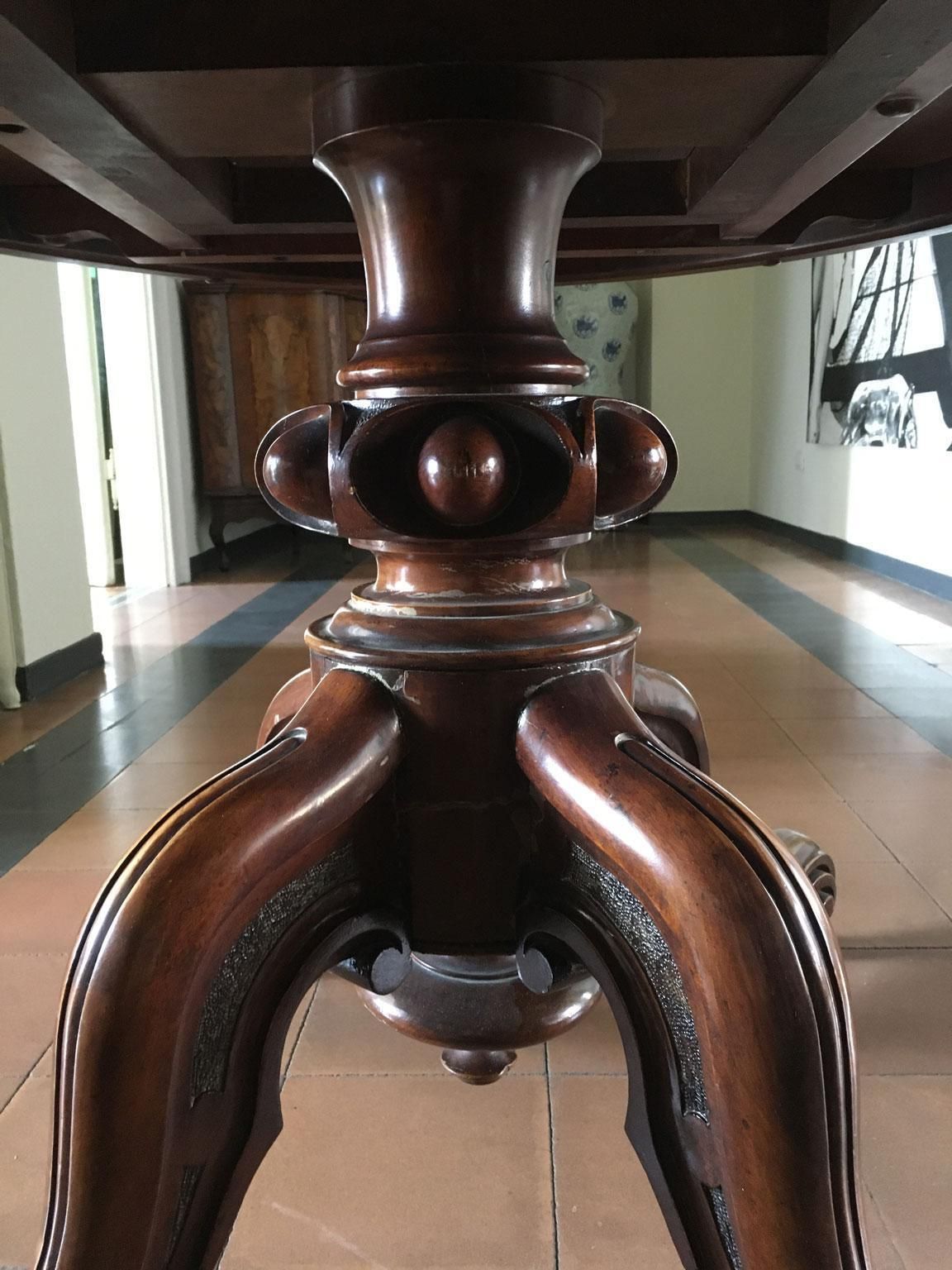 photo furniture London 1850 Post Modern Victoria Design Oval Walnut Tilt Top Table By Filmer