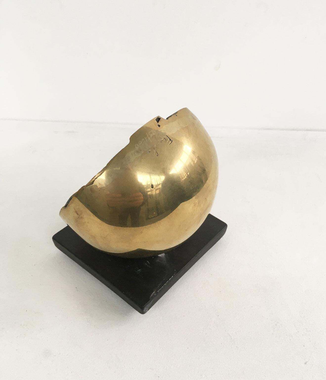 1978 Italy Bronze Abstract Sculpture By Fanna Roncoroni Labirinto Labyrinth photo buy