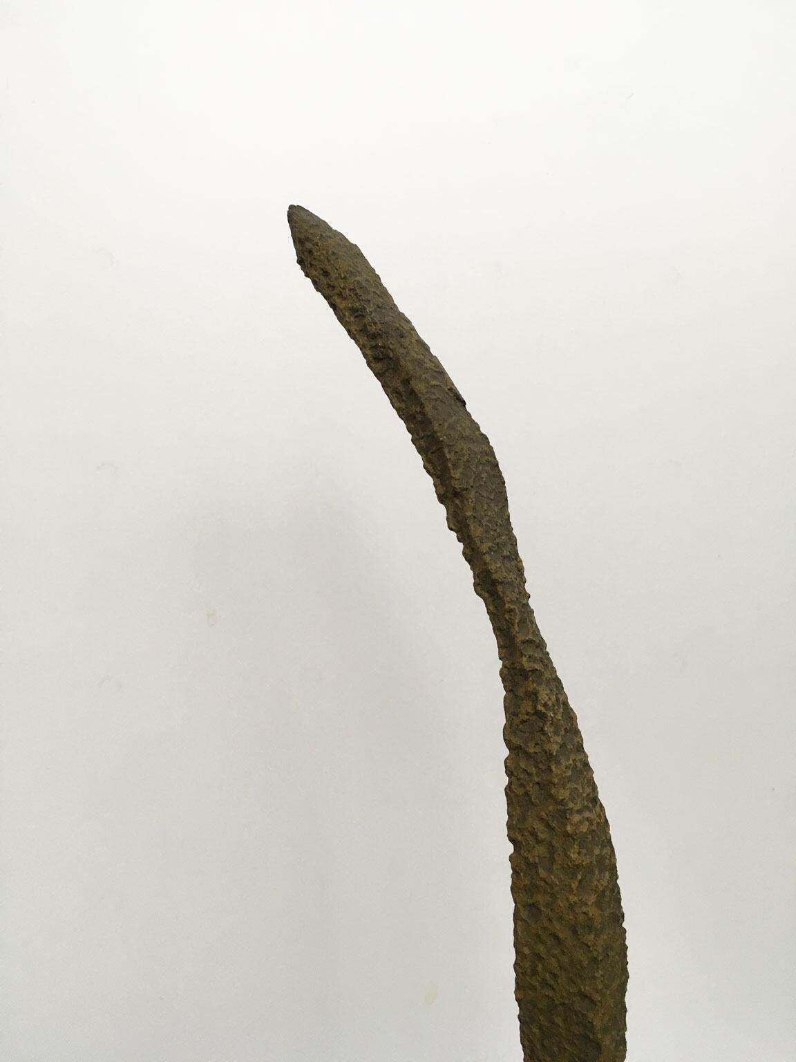 1970 Italy Bronze Abstract Sculpture By Urano Palma Omaggio A Giacometti photo buy