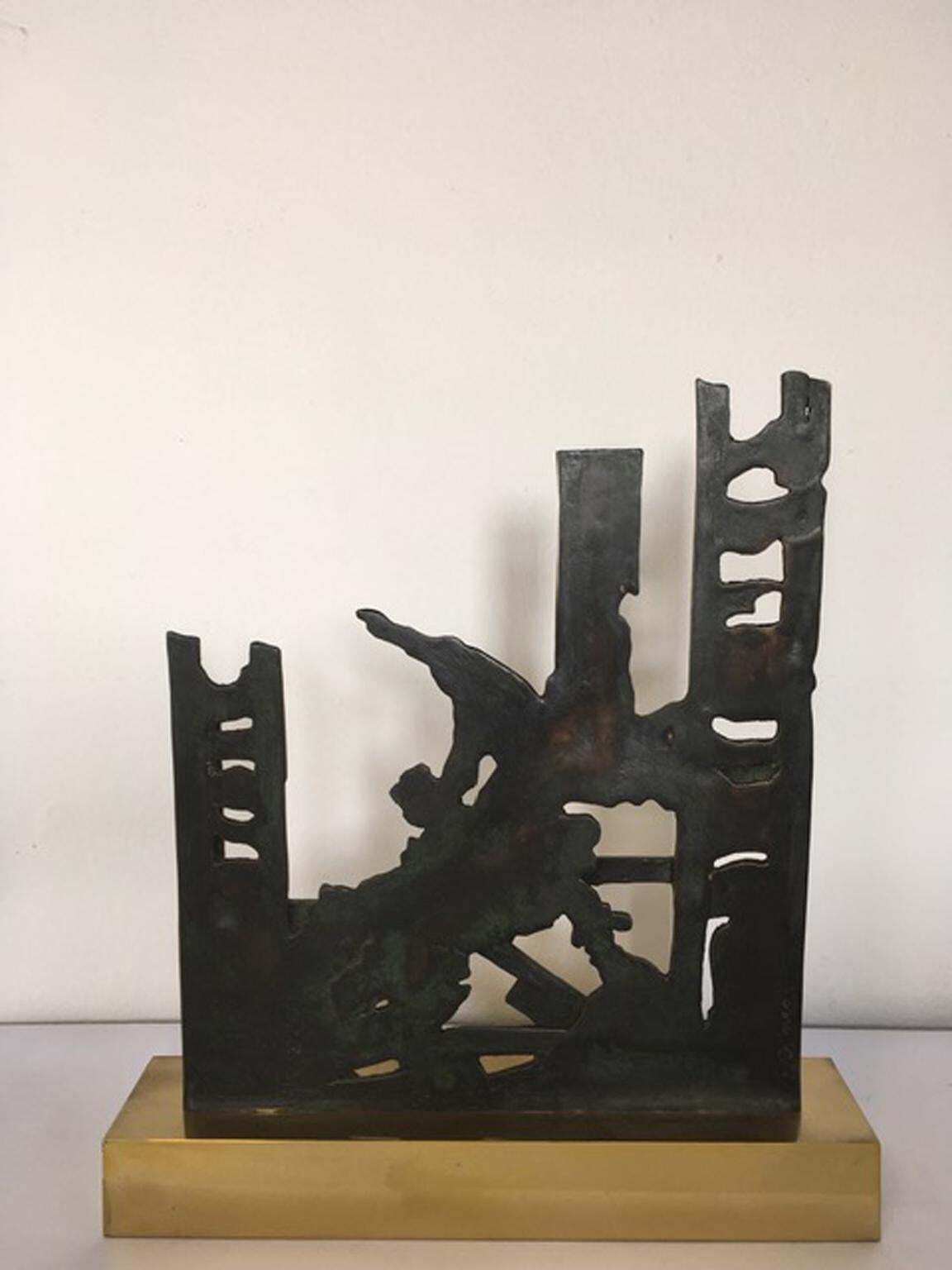 6374.0 Italy 1980 Abstract Sculpture By Nevio De Luca photo