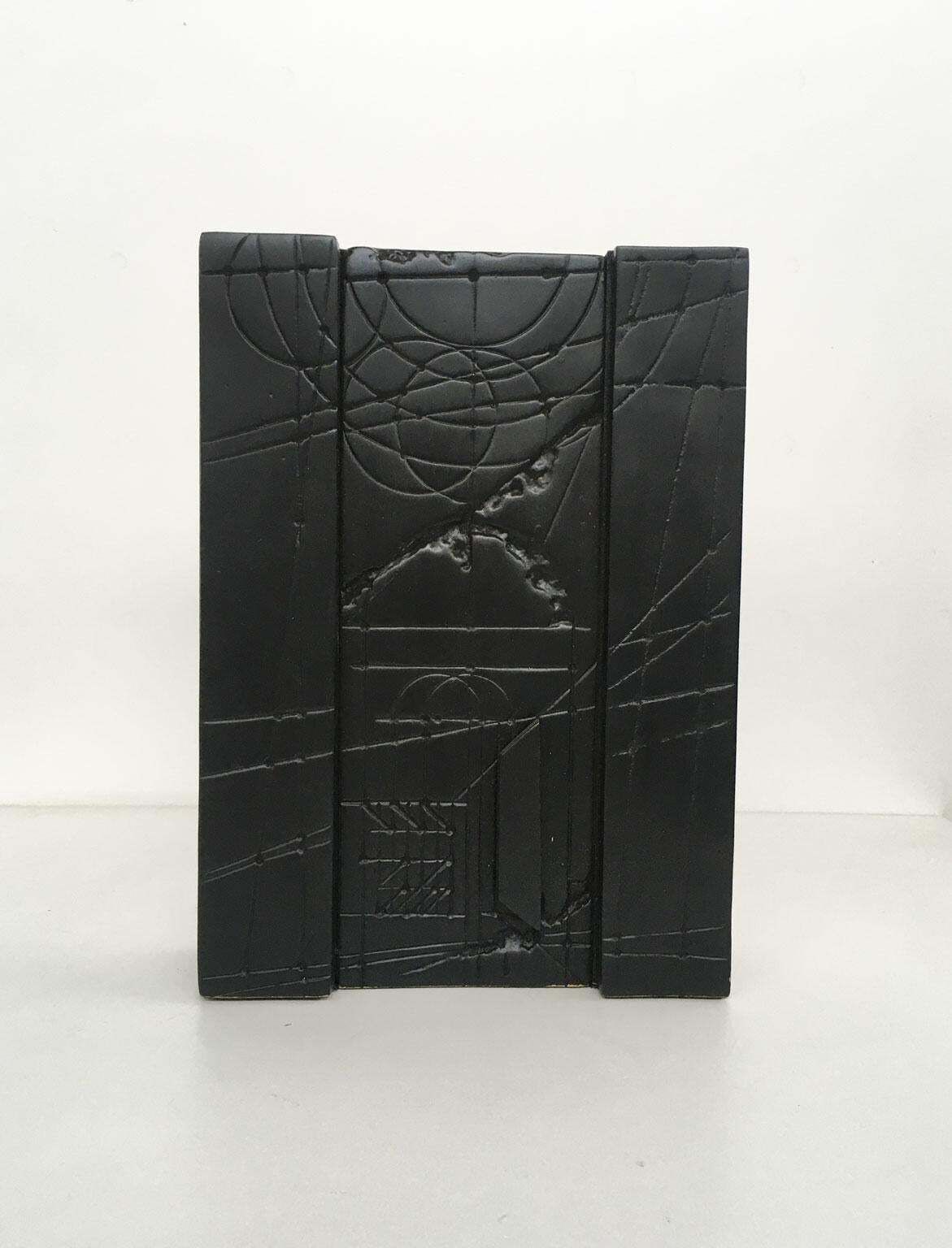 1980 Italy Walter Valentini Bronze Abstract Sculpture City Of The Sun photo furniture