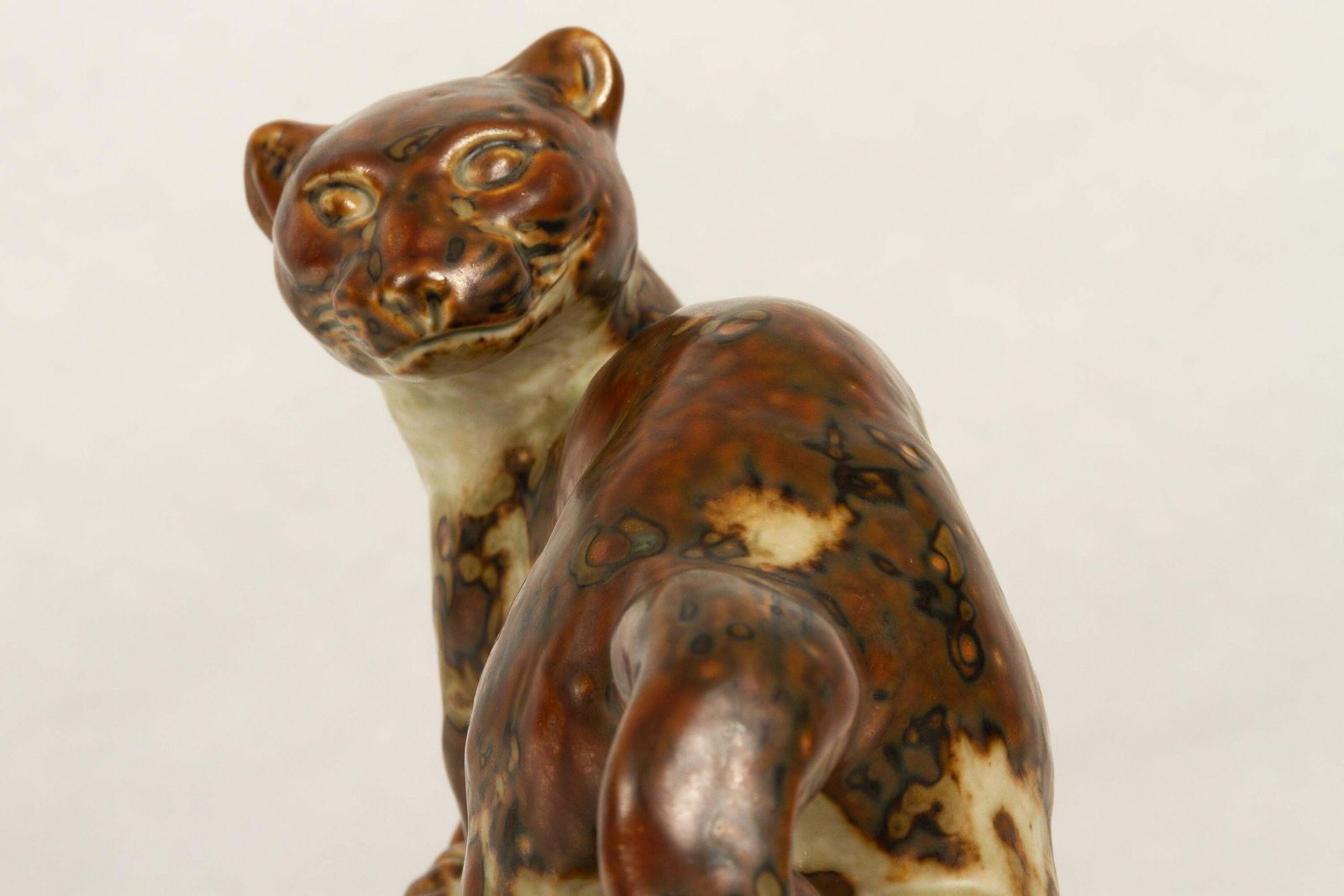 Danish Stoneware Stoat Figurine By Knud Kyhn For Royal Copenhagen, 1970s photo buy