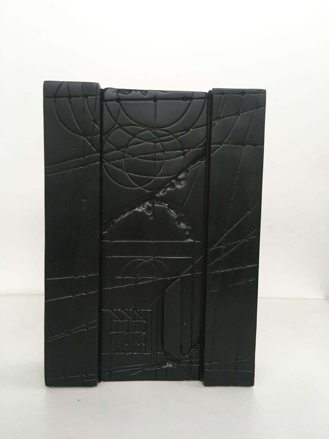 1980 Italy Walter Valentini Bronze Abstract Sculpture City Of The Sun photo for sale