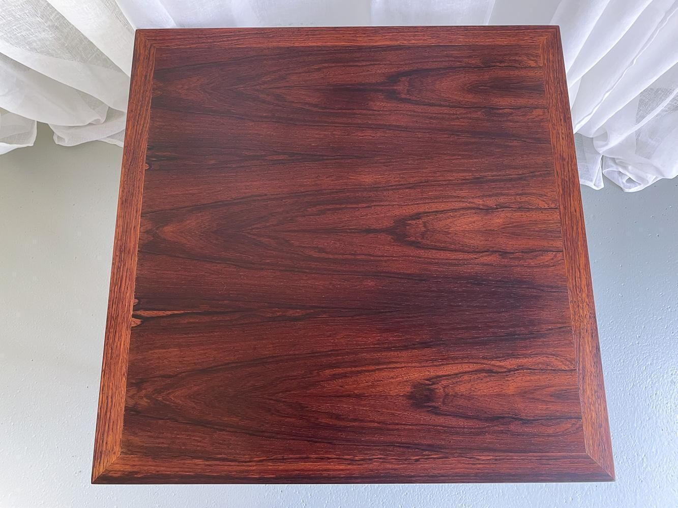 photo for sale Danish Modern Rosewood Side Table By Rud Thygesen For Heltborg Møbler, 1960s.