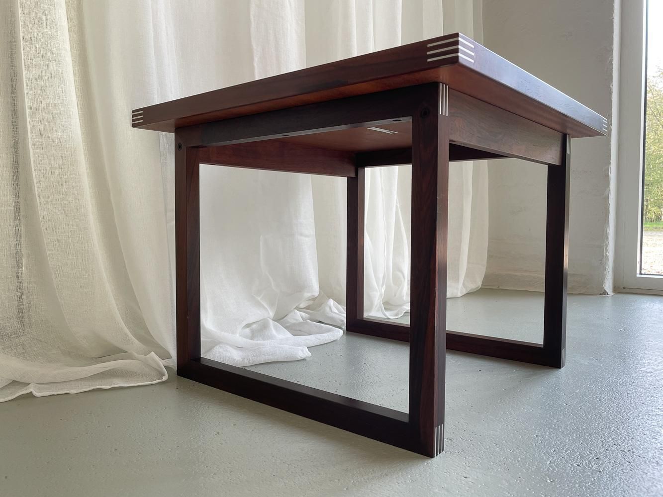 Furniture Danish Modern Rosewood Side Table By Rud Thygesen For Heltborg Møbler, 1960s. photo