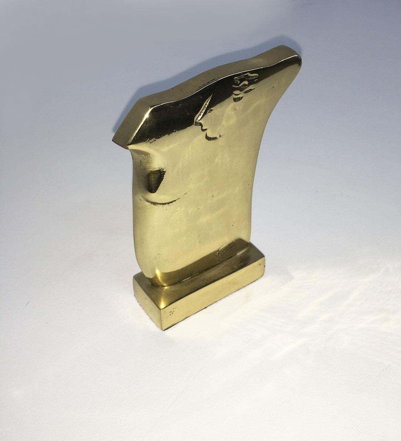 1980 Italy Post Modern Bronze Abstract Sculpture Ottorino Tonelli Eva photo vinterior