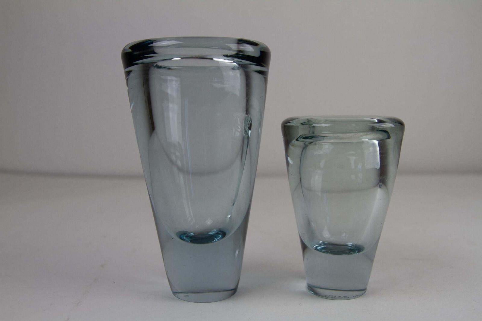 Vintage Danish Holmegaard Aqua Vases By Per Lütken, 1960s, Set Of 6 photo Home Decor
