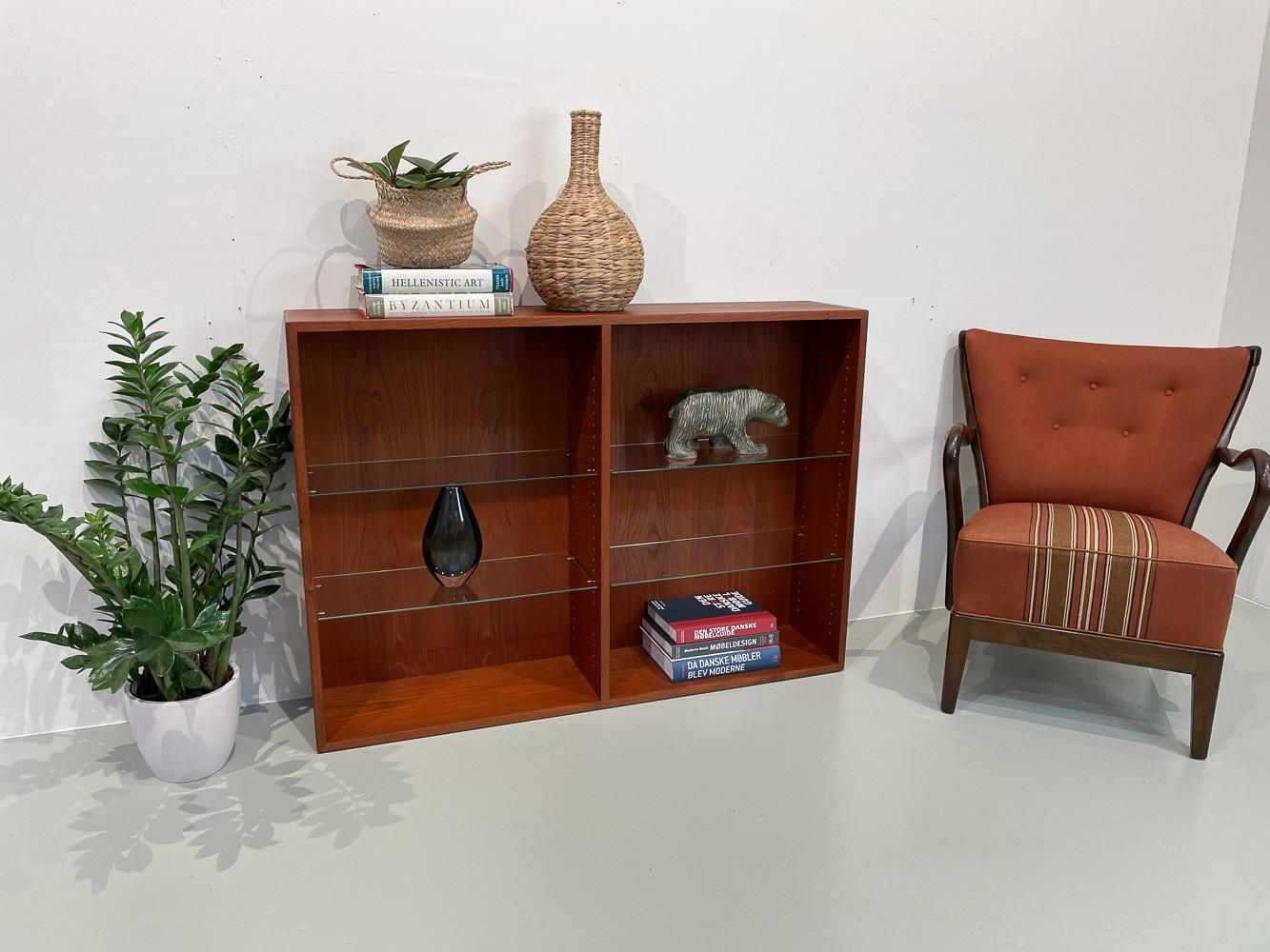 Furniture Danish Modern Teak Bookcase By Børge Mogensen For Fdb Møbler, 1950s photo