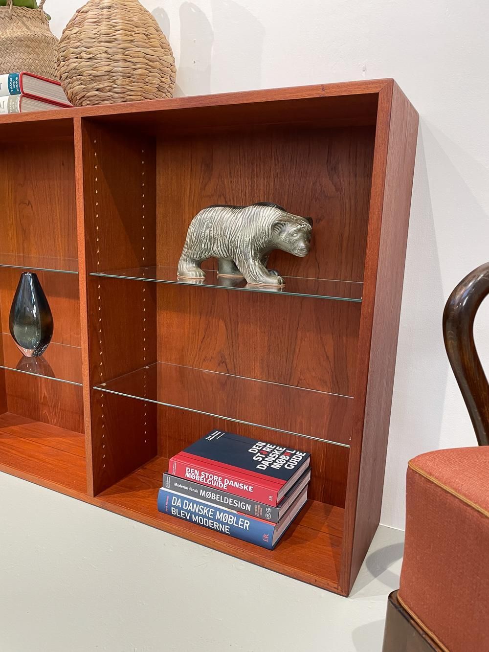 photo vinterior Danish Modern Teak Bookcase By Børge Mogensen For Fdb Møbler, 1950s