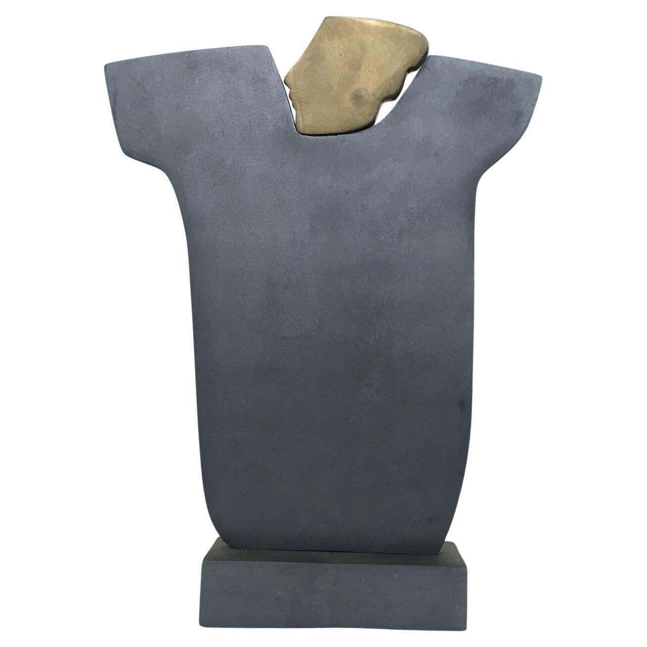 1980 Italy Abstract Bronze Sculpture Ottorino Tonelli Giulietta Juliet