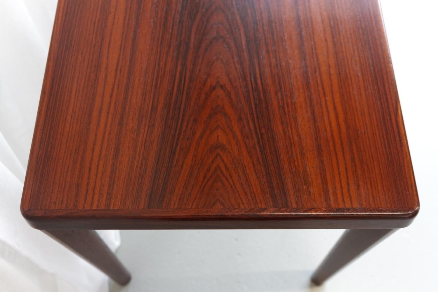 photo vintage Rosewood Side Table By Henning Kjærnulf For Vejle Stole Og Møbelfabrik, 1960s.