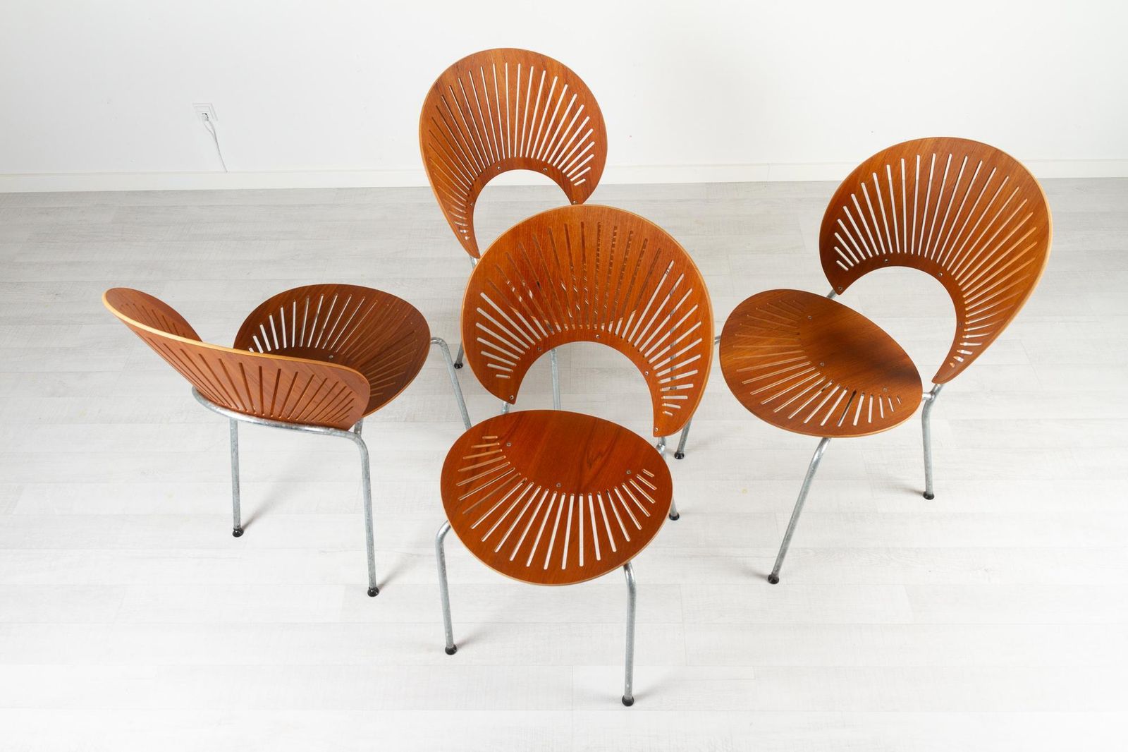 photo for sale Trinidad Teak Dining Chairs By Nanna Ditzel 1990s Set Of 4
