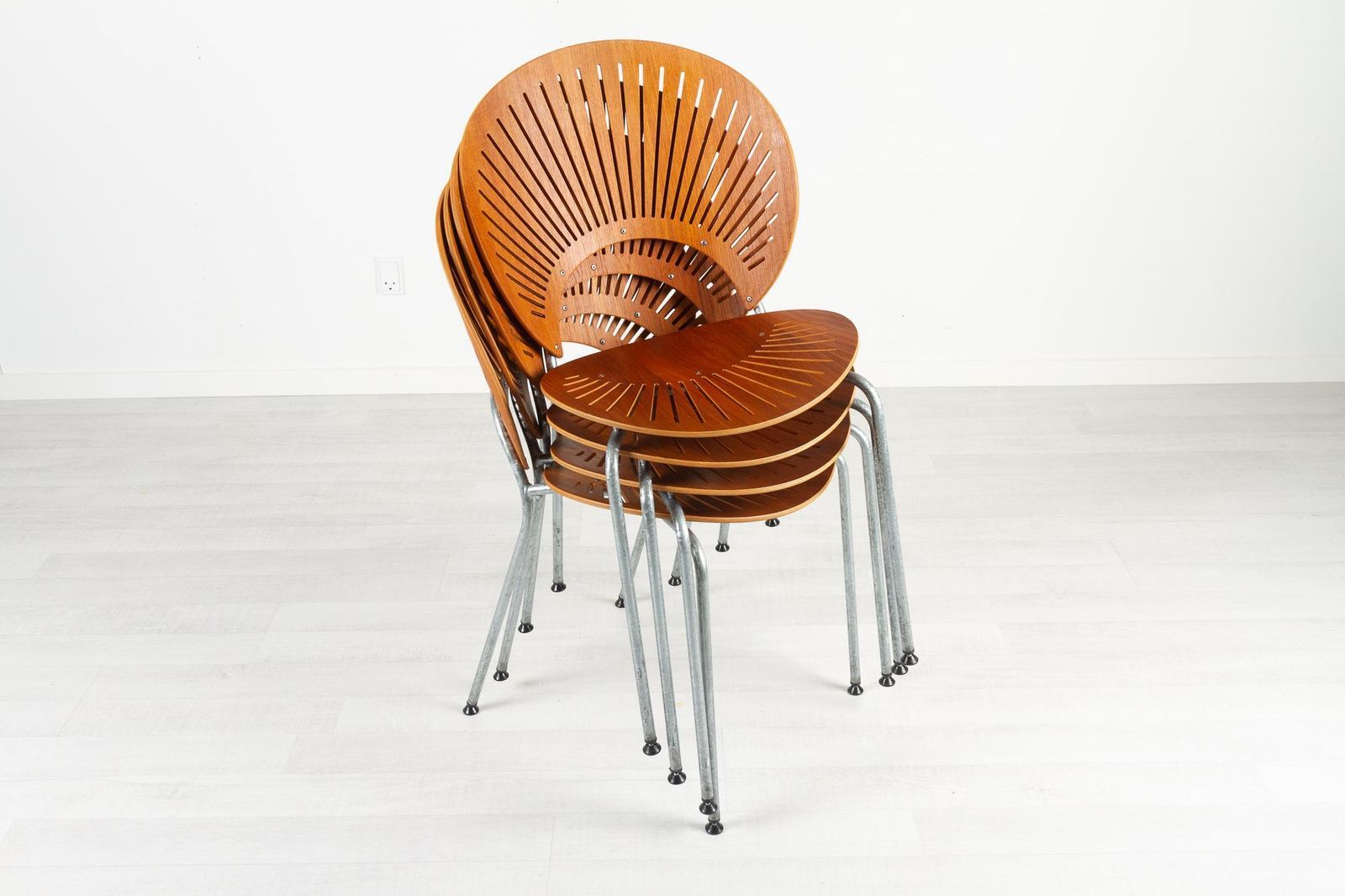photo buy Trinidad Teak Dining Chairs By Nanna Ditzel 1990s Set Of 4