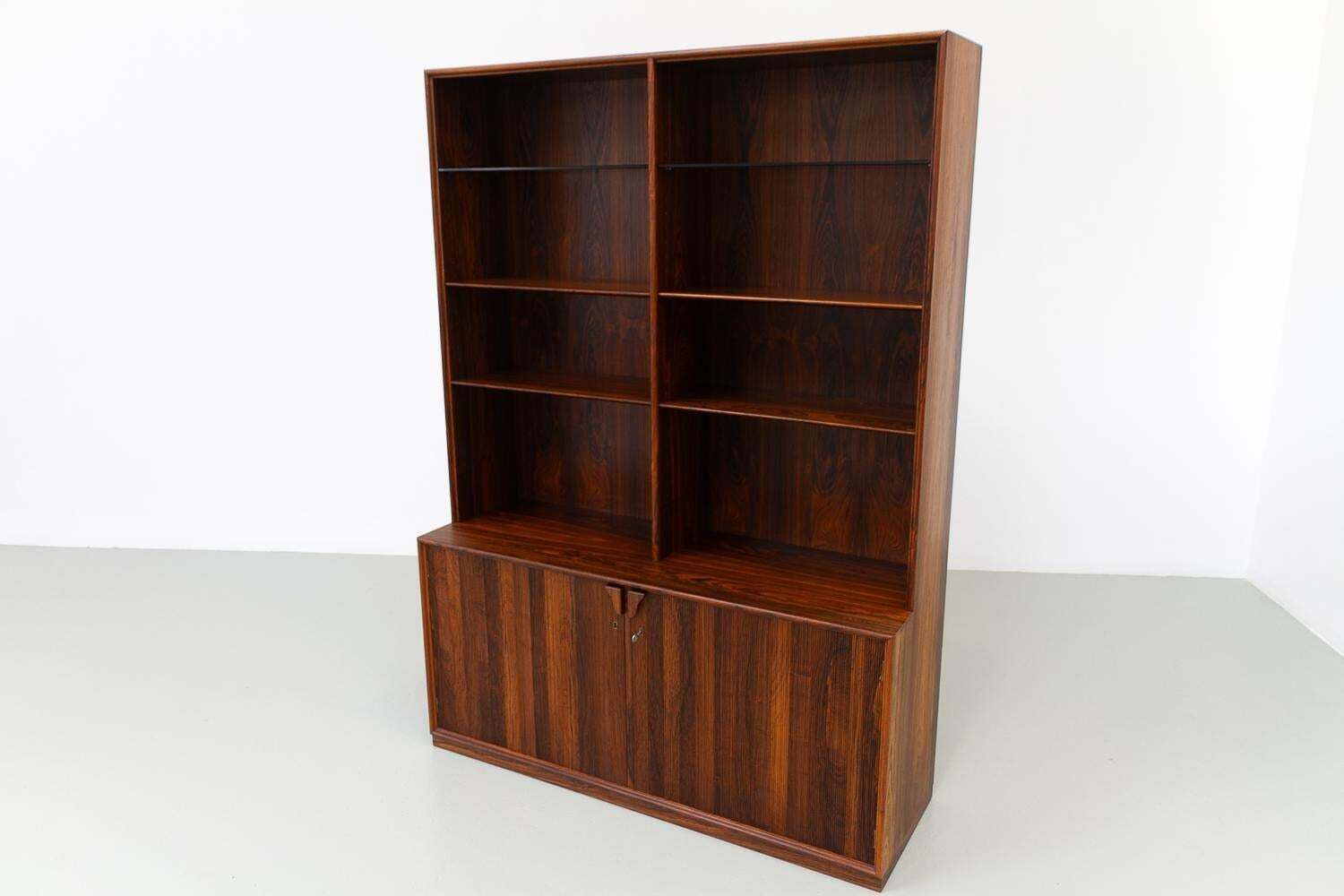 Danish Modern Rosewood Bookcase By Frode Holm For Illums, 1950s. photo for sale